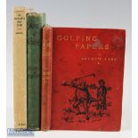 Collection of Early Golfing Story Books from the 1890s onwards (3) - to include Andrew Lang et