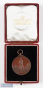 1896 Rare Cunswick Golf Club Kendal (Est 1896-1907) bronze 3rd Place Medal - the obverse engraved