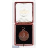 1896 Rare Cunswick Golf Club Kendal (Est 1896-1907) bronze 3rd Place Medal - the obverse engraved