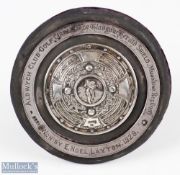 1929 Aldwych Club Golf Circle "The Glasgow Herald Shield (miniature replica) silver trophy - mounted