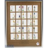John Player & Sons "Golf" cigarette cards - originally issued in 1939 - large format 25/25 -