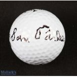 Rare Sam Parks Jnr (1909-1997) winner of US Open in 1935 signed golf ball - signed on a modern