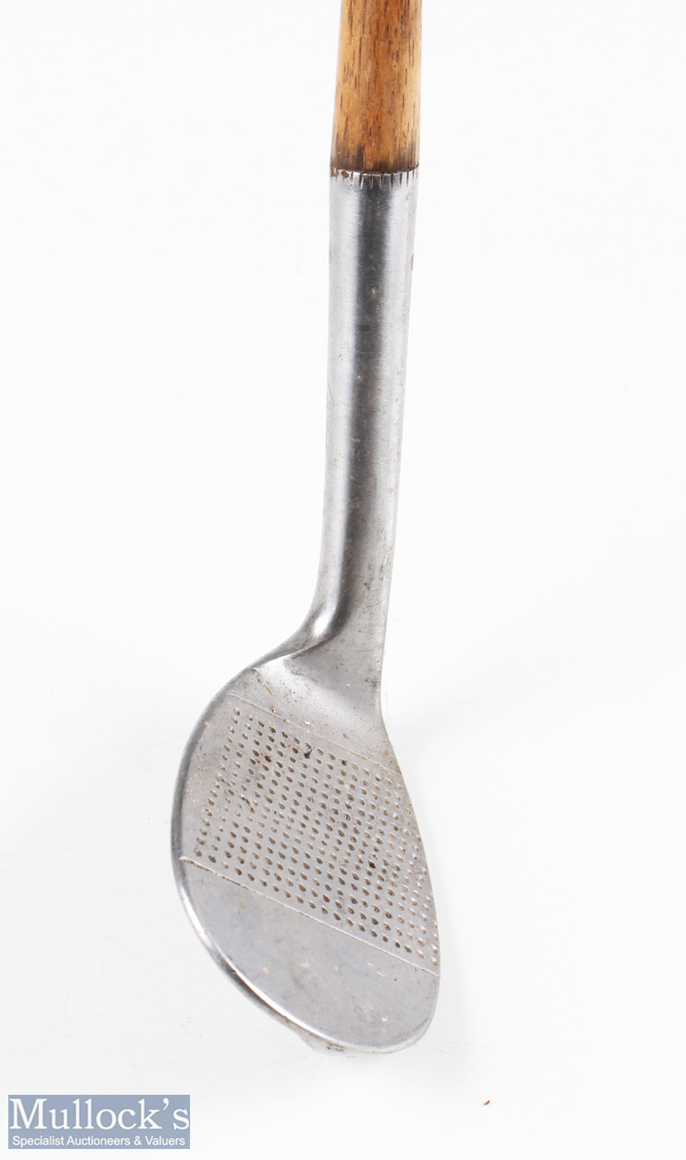 Nicoll Leven "The Howitzer" Noshok wide flanged sole sand wedge - stamped A J Griffin the head and - Image 2 of 3