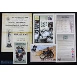 Reproduction 1907-2007 The Isle of Man TT programme with 100 centenary 2007 - 50 pence coin with