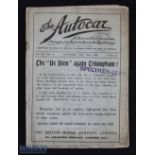 The Autocar May 13th 1899 "A Journal Published in the Interests of the Mechanically-Propelled Road