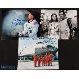 Space Memorabilia - Buzz Aldrin, Second Man on The Moon, Autograph - fine colour 10x8 showing Aldrin