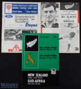 1970 South Africa, the Gazelles and Northern Transvaal v NZ Rugby Programmes (3): The third test