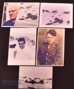 WWII Huston Riley Signed Print together with a John E Bistrica Signed Print both with other prints