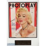 Entertainment - Holywood - Marilyn Monroe signed 'Photoplay' magazine display - America's largest