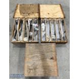 3x Wooden Model Railway Storage Crates, for transporting/storing O gauge locomotives and rolling