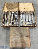 3x Wooden Model Railway Storage Crates, for transporting/storing O gauge locomotives and rolling