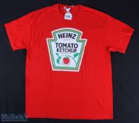 Ed Sheeran Owned Heinz Tomato Ketchup T-Shirt XL with COA. This XL T-Shirt was given to Ed when he