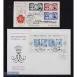 Princess Grace Of Monaco - Autograph first day cover dated 1956 celebrating the marriage of Grace (