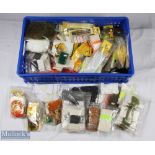 Large collection of assorted fly tying accessories - inc foam, frits, wool, suspender balls etc (