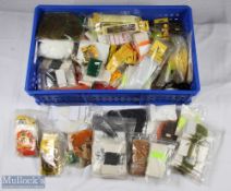 Large collection of assorted fly tying accessories - inc foam, frits, wool, suspender balls etc (