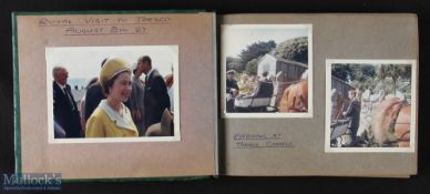 Royalty - a photo album containing original photographs taken during the visit of Queen Elizabeth II