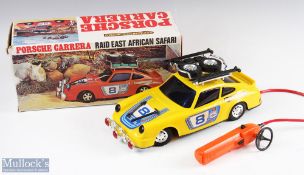 Reel Porsche Carrera Raid East African Safari Battery Operated Remote Controlled Car with yellow