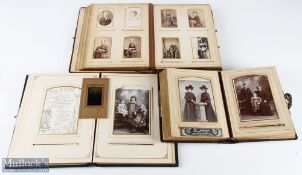 1880-1910 Carte de Visit and Cabinet Photograph Cards - a good selection of 110+ with