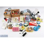 A lifetime's collection of terminal tackle to include tippet / mono / hooks to nylon / tapered