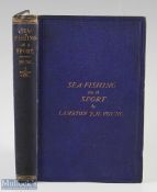 Young, Lambton J H - "Sea-Fishing as a Sport" 1865 1st edition, illustrated with original blue cloth