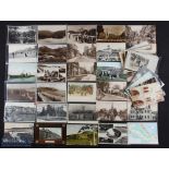 Postcard collection to include Belfast Larne and other Irish and British postcards, Naval shipping