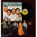Entertainment - Robin and The 7 Hoods Signed Record display featuring Frank Sinatra, Dean Martin,