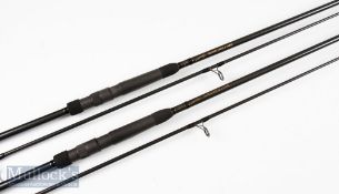 2x Shimano Bait Runner Specimen 12ft 2 Piece Rods both in MCB with light use (2)