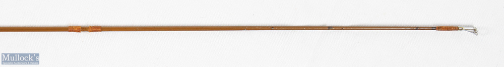 Martinez & Bird Redditch 7ft 4in split cane rod (possibly shortened), 2 piece, signs of use and wear - Image 5 of 5