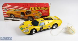 Nacoral Large Scale Ford GT Jarama Remote Controlled Car Boxed in yellow with racing decals with