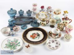 Quantity of Antique and Collectable Glass and Ceramics, with noted items of Shelley melody chintz