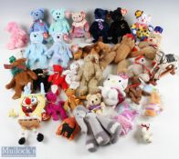 Collection of TY Bennie Bears and other soft Toys - 20 are TY with noted bear of Pops, The End,