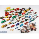 Diecast Toy Car Models a play worn selection of cars, to include Lesney. Matchbox, Tonka,