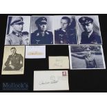 Selection of Military related Autographs featuring Paul Tibbets (1915-2007), Major Otto Ernst