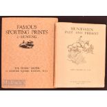 Famous Sporting Prints - Hunting Book 1927 The Studio Limited, illustrated, card covers, together