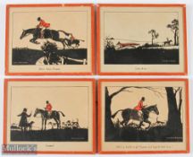 Fox Hunting Prints (4) - D M Shiffner depicting various scenes entitled 'Gone Away!', 'Merry Music