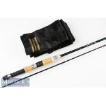 Fine as new Shakespeare Targa Fly carbon rod ser. no 1267285 - 2.85m (9ft 4in) 2pc line 6/7# with