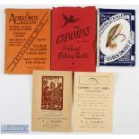 c1930-1950 Fishing Tackle Sales Catalogues, to include 1957 Cummins catalogue - some damage to