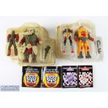 1987 Transformers Pretenders Autobot, landmine and Skullgrin both with all instruction and