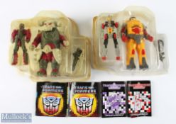 1987 Transformers Pretenders Autobot, landmine and Skullgrin both with all instruction and