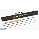 Greys GRXi+ carbon brook fly rod 6' 3pc line 3#, alloy double uplocking reel seat, lined stripping