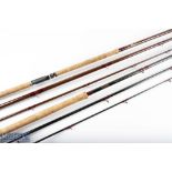 Bruce & Walker England Cordon-Bleu hollow glass salmon fly rod 13' 3pc line 8/10#, 23" handle with