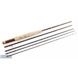 Advanta graphite brook trout rod 7' 6" 5pc, line 4#, alloy sliding reel fitting with wood insert,