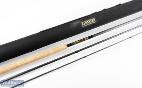 G Loomis GLX FR 18oro/11-3 carbon salmon fly rod 15' 3pc line 10/11#, 23" handle, double down