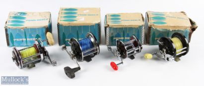 4x Penn, USA Assorted Multiplier Reels - including Long Beach 65, Delmar 285, Squidder 140M and