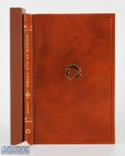 Flyfishers Classic Library Ogdon on Fly Tying, a brown leather-bound edition No. 9 of 125, with in