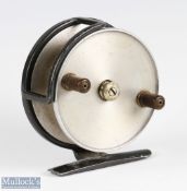 Hardy Bros "The Goodwin" sea reel, 3 5/8" spool with spindle centre tensioner, twin brass mounted