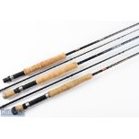 Impulse Fly IF 2095 carbon fly rod 9' 6" 2pc line 7/8# uplocking reel seat, line stripping guides,