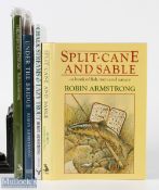 Trout Fly Fishing Books by Robin Armstrong, to include-split cane and stable 1988, the painted river