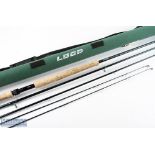 Loop Sweden Green Line adapted graphite salmon fly rod 13' 2" 4pc line 9#, 20" handle, alloy