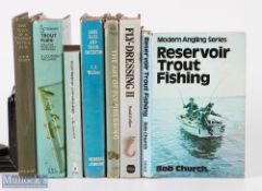 Collection of Salmon and Trout Fly Fishing Books, to include: Still Water Fly Fishing T C Ivens P/